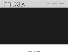 Tablet Screenshot of hestiamarketing.com